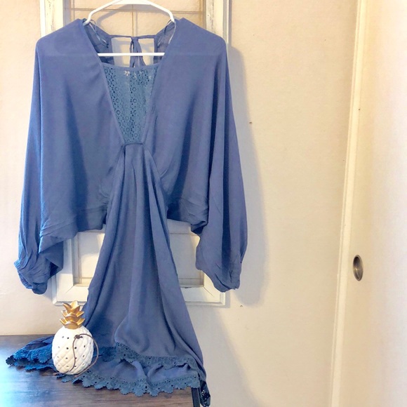 ‼️Last OneBlue Boho Dress - Picture 3 of 3